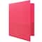 JAM Paper 9.5" x 11" Plastic 2 Pocket School POP Folders with Clasps, 6ct.
